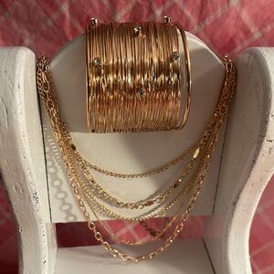 🎈SALE🎈🌸#80. 3-PC. NECKLACE, EARRINGS & BRACELET 🌸